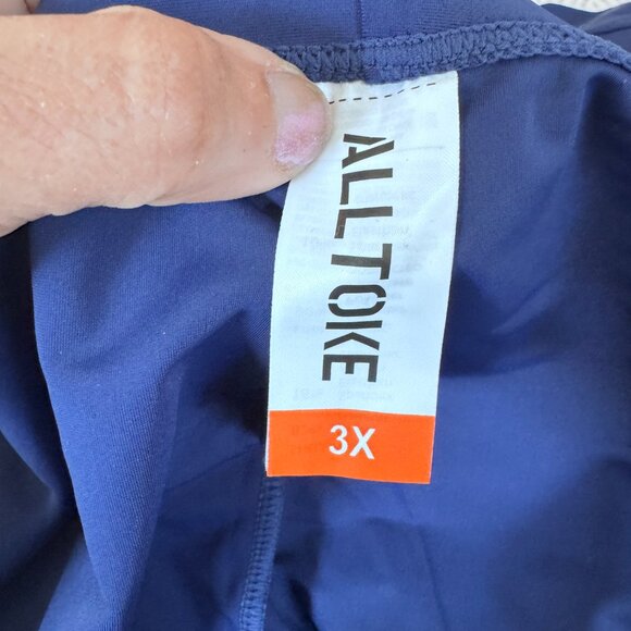 Navy All Toke Swim Trunk 3x - Picture 2 of 4